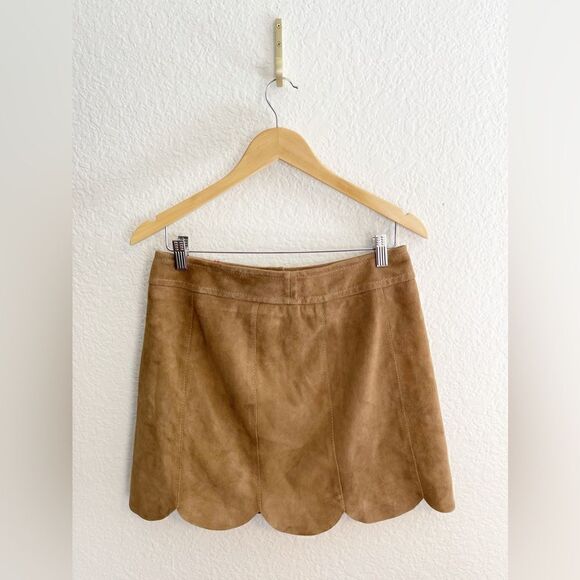 Zadig &Voltaire Jasia brown Suede mini skirt. 40. NWT - Picture 5 of 10